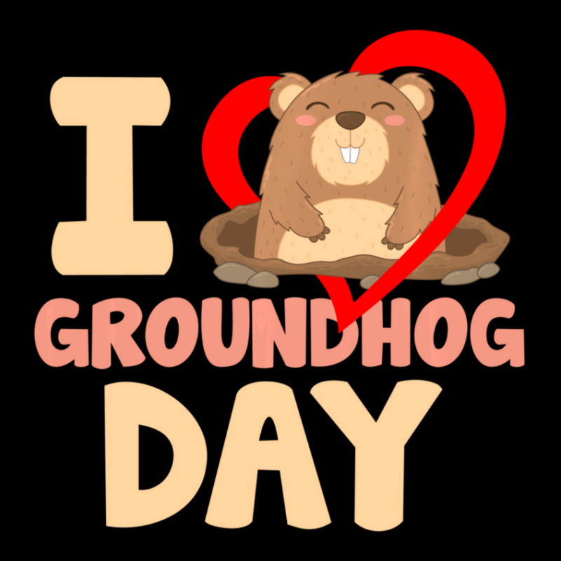 I Love Groundhog Day Adjustable Cap by behindcedar22 | Artistshot