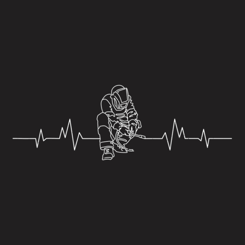 Welding Heartbeat Ironworker & Welder Heart Beat T-shirt | Artistshot