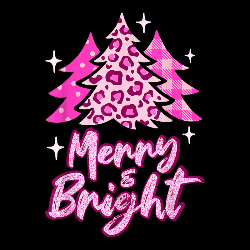 Merry And Bright Pink Christmas Tree, Pink Christmas Costume T Shirt Graphic T-shirt | Artistshot