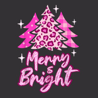 Merry And Bright Pink Christmas Tree, Pink Christmas Costume T Shirt Vintage Short | Artistshot