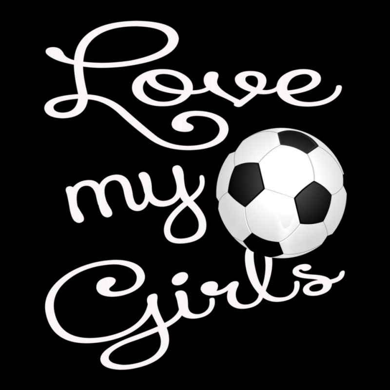 I Love My Girls Soccer Futbol For Mom-cute Soccer Mom Women's V-Neck T-Shirt by behindcedar22 | Artistshot