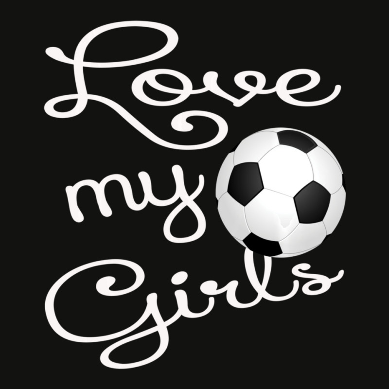 I Love My Girls Soccer Futbol For Mom-cute Soccer Mom Scorecard Crop Tee by behindcedar22 | Artistshot