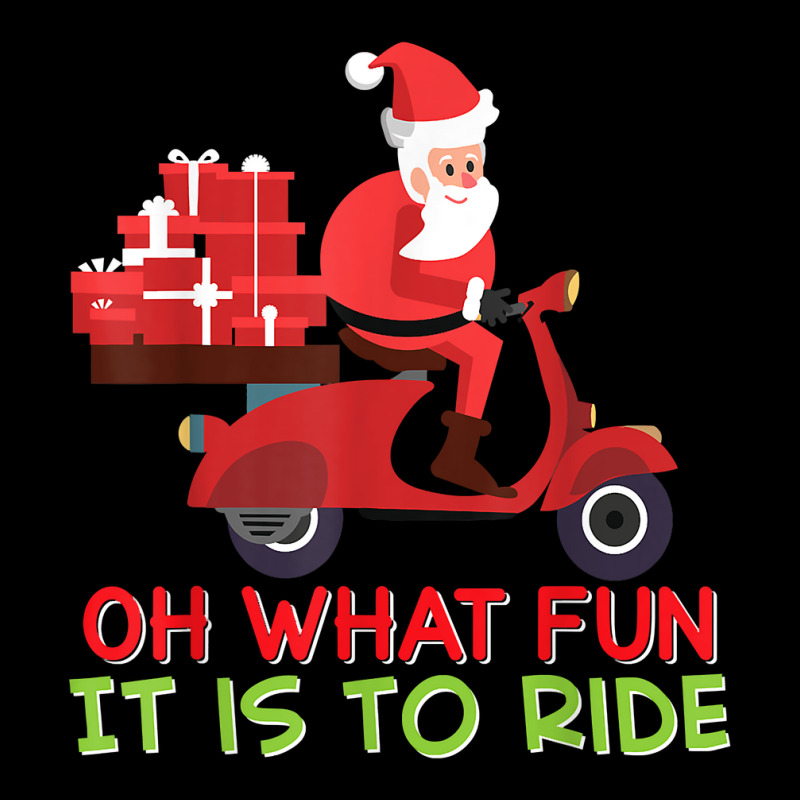 Oh What Fun It Is To Ride Santa Riding Motorcycle Merry Xmas T Shirt Pocket T-shirt | Artistshot