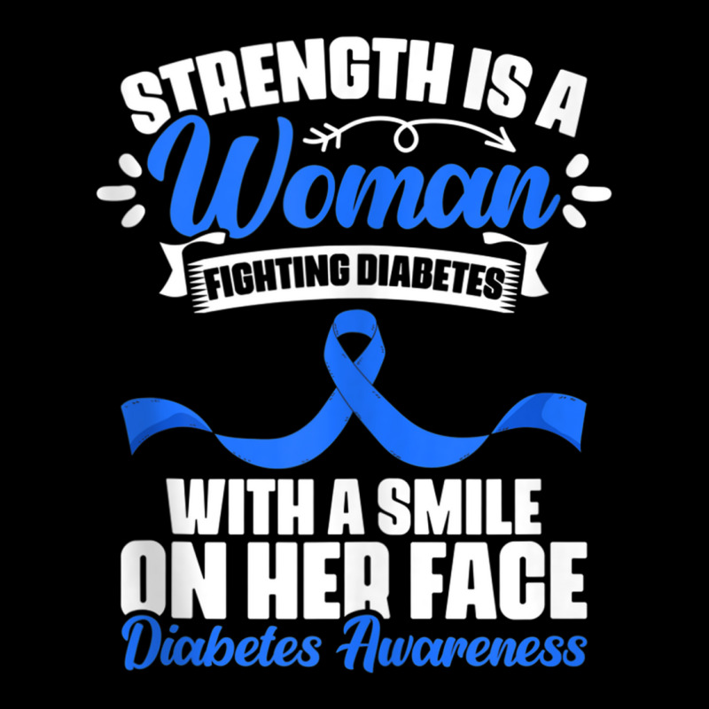 Woman Fighting Diabetes Warrior Diabetic Diabetes Awareness Tank Top Youth Zipper Hoodie | Artistshot