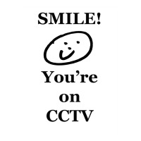 Smile You Re On Cctv V-neck Tee | Artistshot