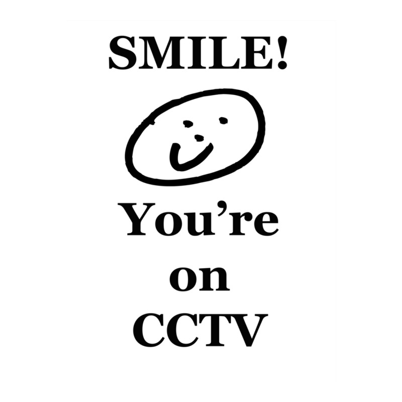 Smile You Re On Cctv V-Neck Tee by DEBRAUNTER | Artistshot