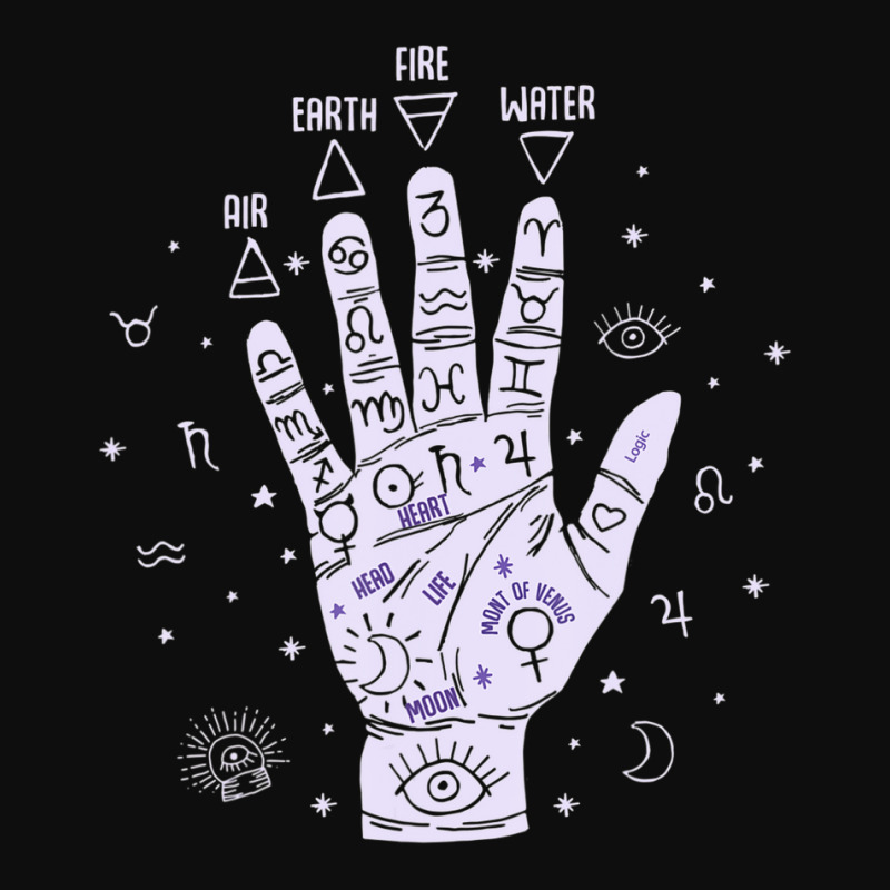 Palmistry Hand Reading Future Telling Esoteric Spiritual Crop Top by femalesbaubles | Artistshot