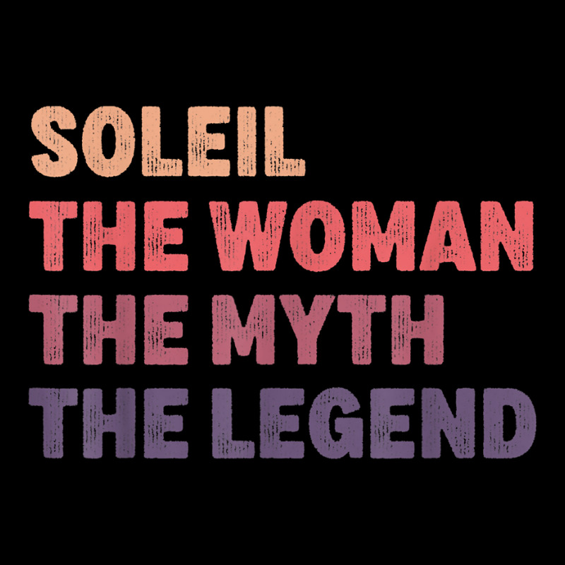 Soleil Woman Myth Legend, Gag Personalized Name Birthday T Shirt Men's 3/4 Sleeve Pajama Set | Artistshot