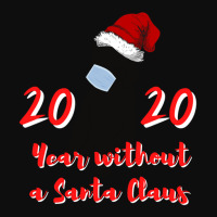 Pandemic Christmas 2020 Santa Dog Minimalist Shirts Crop Top | Artistshot