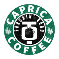 Caprica Coffee (green) Sticker | Artistshot