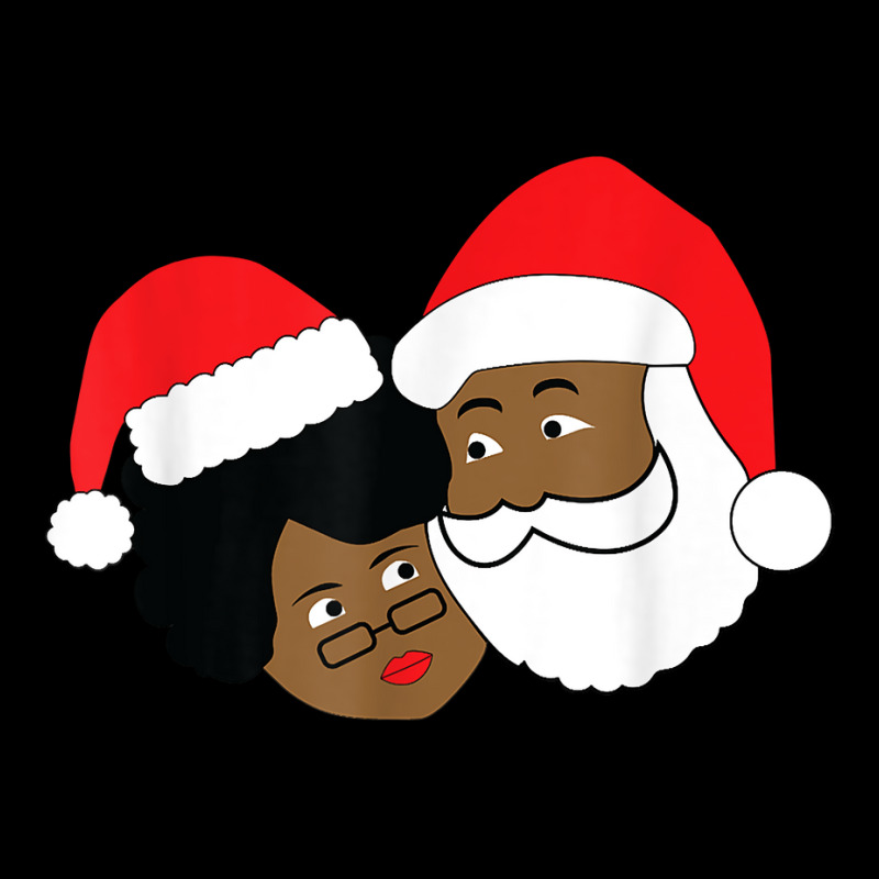 Black Loving Santa Claus And Mrs. Claus Ethnic Christmas T Shirt Graphic Youth T-shirt by nejnda | Artistshot