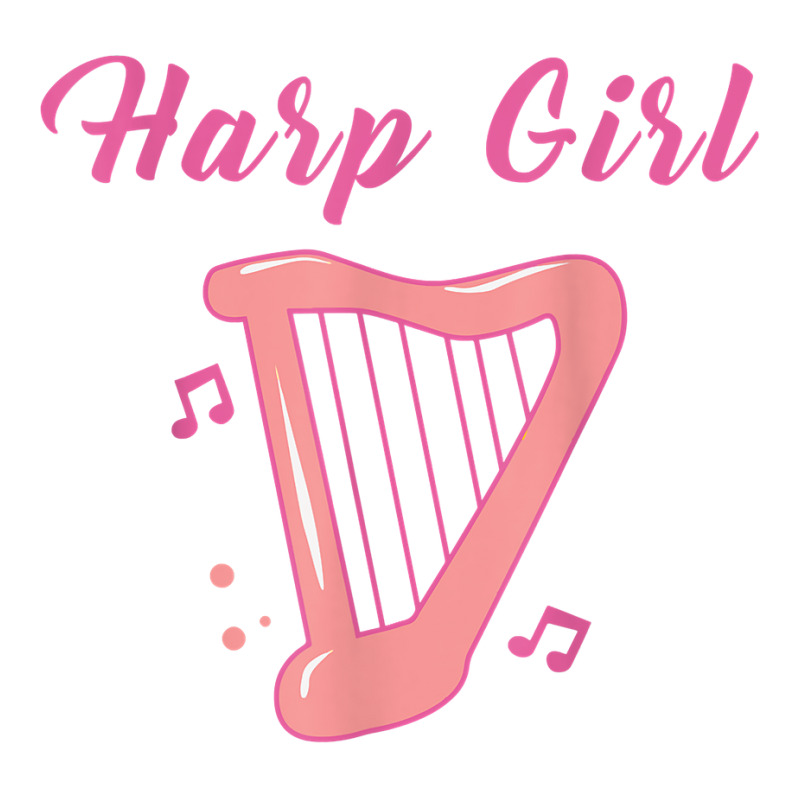 Harp Girl Harpist Musical Instrument Harp Player T Shirt Sticker | Artistshot