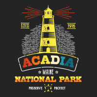 Vintage Acadia National Park T Shirt 3/4 Sleeve Shirt | Artistshot