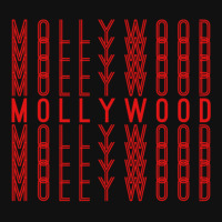 Mollywood Malayalam Indian Movies Repeating Red Text Gift Graphic T-shirt | Artistshot