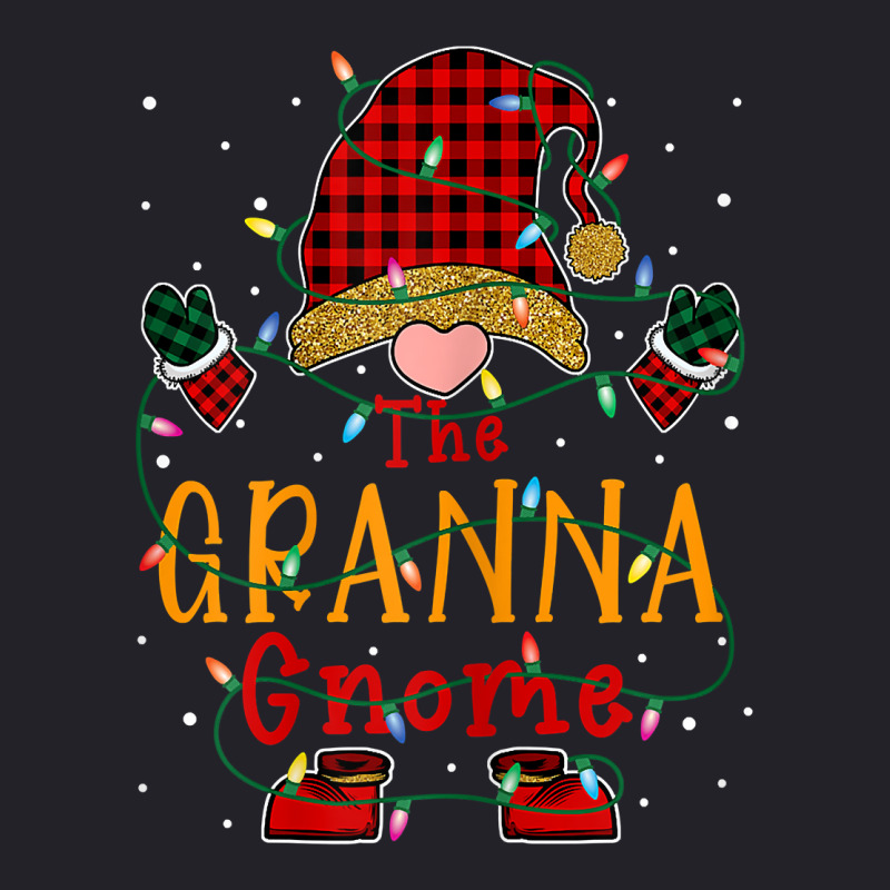 Womens The Granna Gnome Buffalo Plaid Christmas Family Xmas Pajamas T Unisex Sherpa-lined Denim Jacket | Artistshot