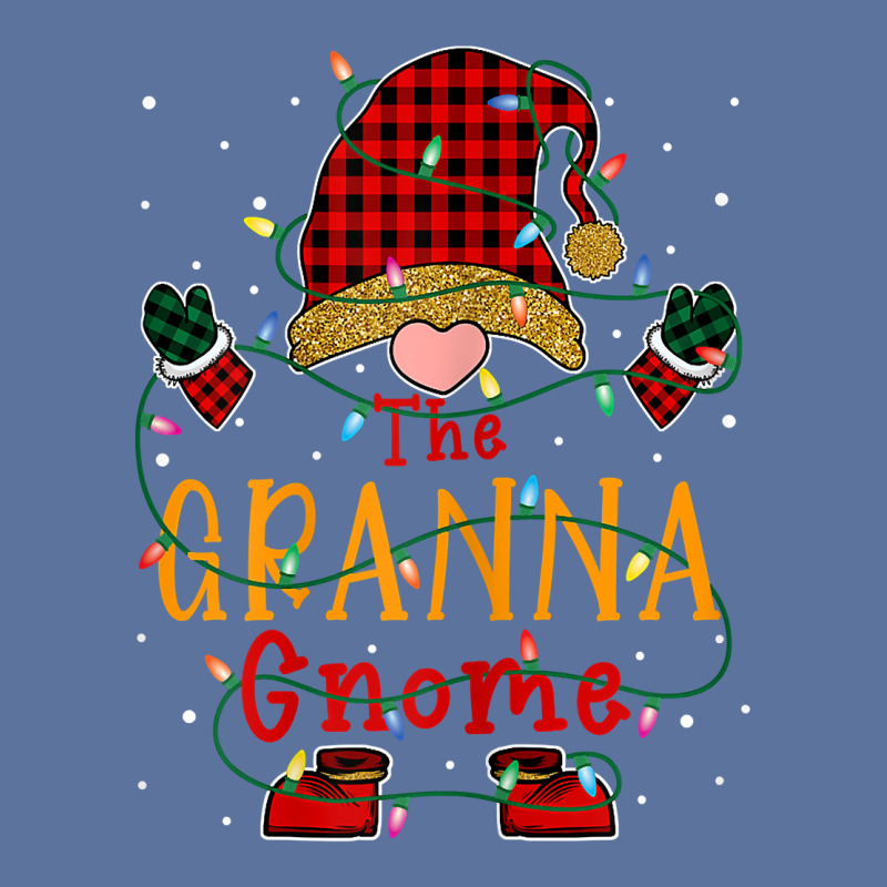 Womens The Granna Gnome Buffalo Plaid Christmas Family Xmas Pajamas T Lightweight Hoodie | Artistshot