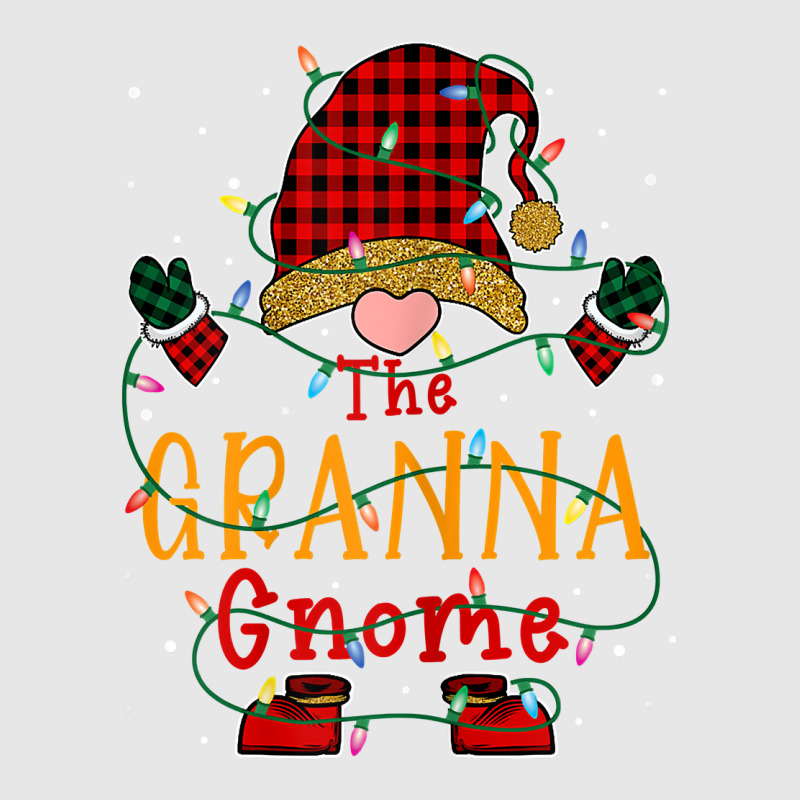 Womens The Granna Gnome Buffalo Plaid Christmas Family Xmas Pajamas T Hoodie & Jogger Set | Artistshot