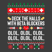 Deck The Halls With Beta Blockers Nurse Christmas Ugly Xmas T Shirt Men's Polo Shirt | Artistshot