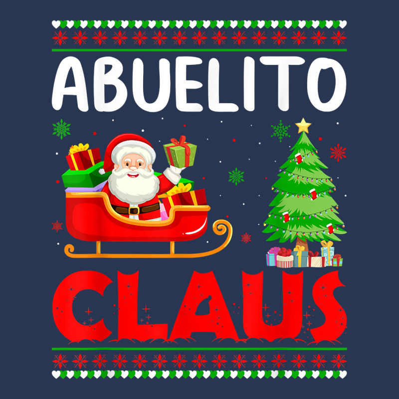 Xmas Tree Santa Christmas Costume Matching Abuelito Claus T Shirt Men Denim Jacket | Artistshot