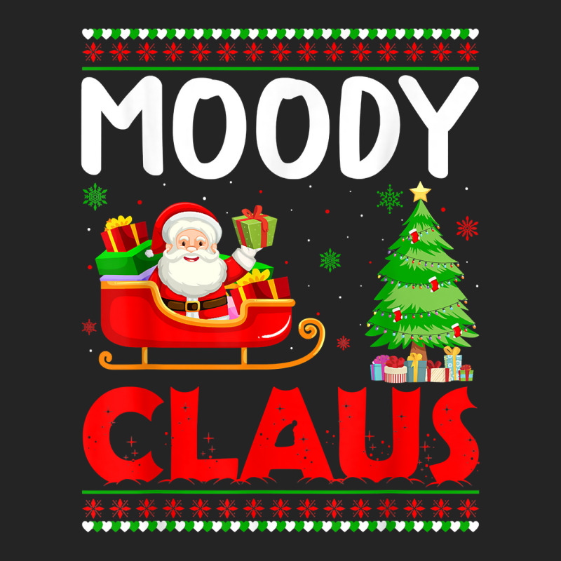 Xmas Tree Santa Christmas Costume Matching Moody Claus T Shirt 3/4 Sleeve Shirt | Artistshot