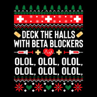 Deck The Halls With Beta Blockers Nurse Christmas Ugly Xmas Sweatshirt Youth Jogger | Artistshot