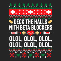 Deck The Halls With Beta Blockers Nurse Christmas Ugly Xmas Sweatshirt Unisex Hoodie | Artistshot