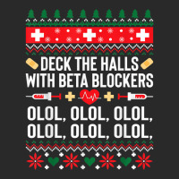 Deck The Halls With Beta Blockers Nurse Christmas Ugly Xmas Sweatshirt Toddler T-shirt | Artistshot