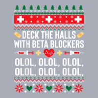 Deck The Halls With Beta Blockers Nurse Christmas Ugly Xmas Sweatshirt Tank Dress | Artistshot