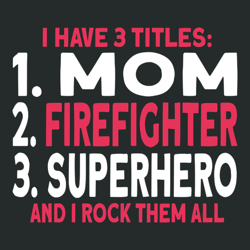 Mom And A Firefighter-xuxnp Women's Triblend Scoop T-shirt by poppyallen | Artistshot