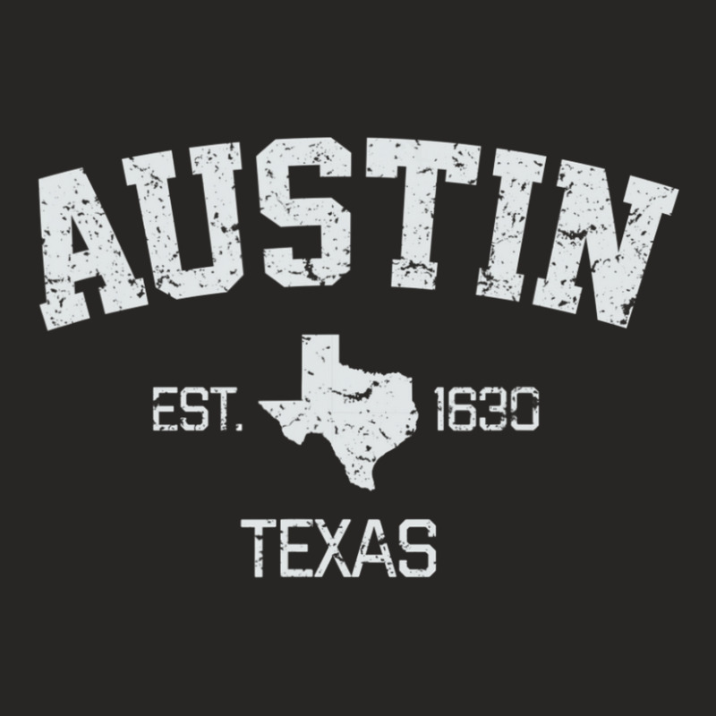 Vintage Austin Texas Est. 1839 Gift Ladies Fitted T-Shirt by degreesgunner | Artistshot