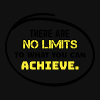 Motivational Quote - There Are No Limits To What You Can Achieve White Portrait Canvas Print | Artistshot