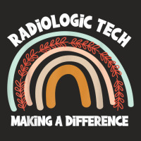 Radiologic Technologist Week Making Difference Boho Rainbow T Shirt Ladies Fitted T-shirt | Artistshot