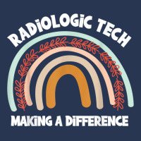 Radiologic Technologist Week Making Difference Boho Rainbow T Shirt Men Denim Jacket | Artistshot