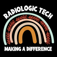 Radiologic Technologist Week Making Difference Boho Rainbow T Shirt Fleece Short | Artistshot