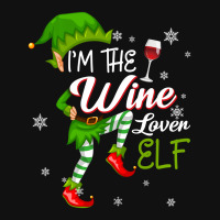 I'm The Wine Lover Elf Matching Family Christmas Shirts Baby Bibs | Artistshot