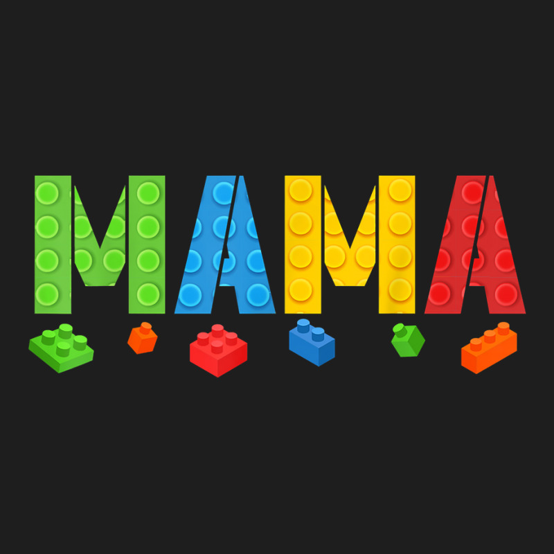 Mama Funny Blocks Master Builder Brick Builder Birthday T Shirt Classic T-shirt | Artistshot