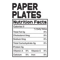 Thanksgiving Pjs For Family Paper Plates Nutrition Facts T Shirt Men's Long Sleeve Pajama Set | Artistshot