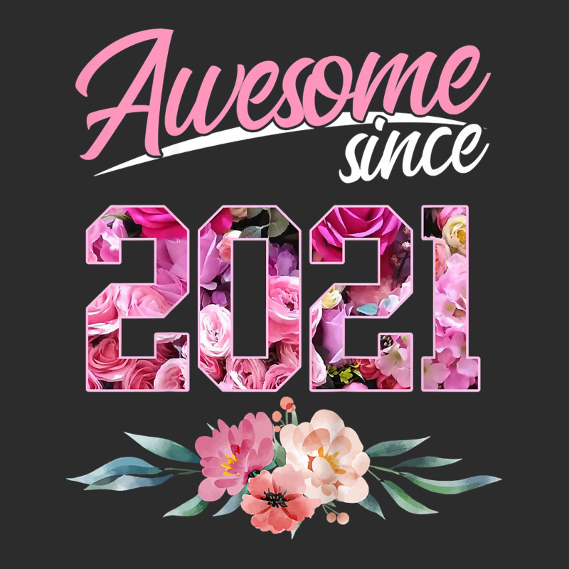 Kids 2 Year Old Floral Birthday Tee Awesome Since 2021 Girls T Shirt Exclusive T-shirt | Artistshot