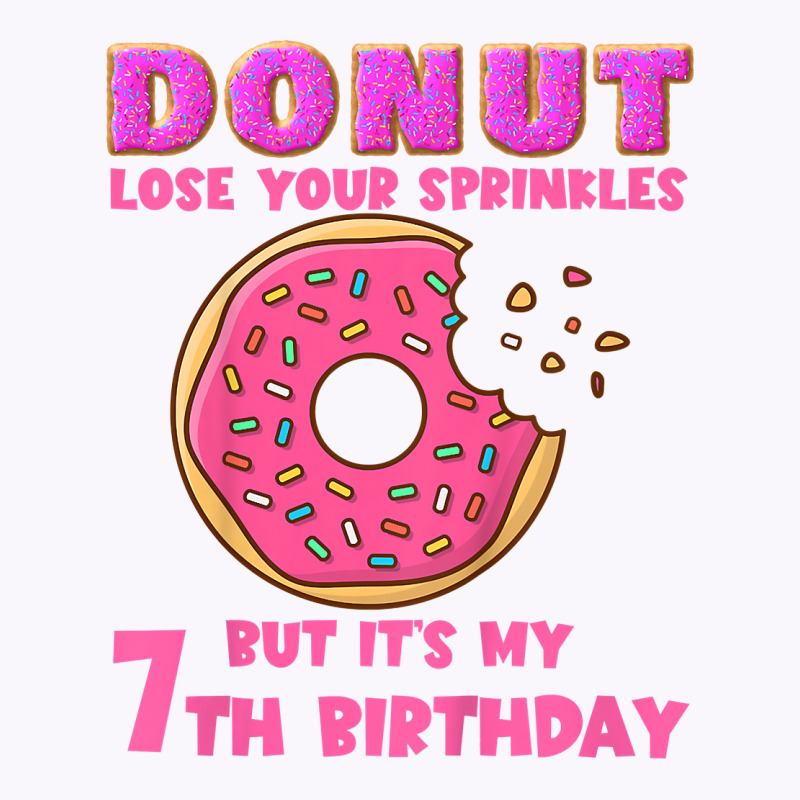 Kids Donut Lose Your Sprinkles Funny 7th Birthday Party Saying T Shirt Tank Top | Artistshot