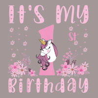 Kids It's My 1st Birthday Unicorn Lover Kid 1 Year Old Birthday T Shir Vintage Short | Artistshot