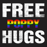 Mens Free Poppy Hugs Shirt Pride Gift Rainbow Flag Matching T-shirt | Artistshot