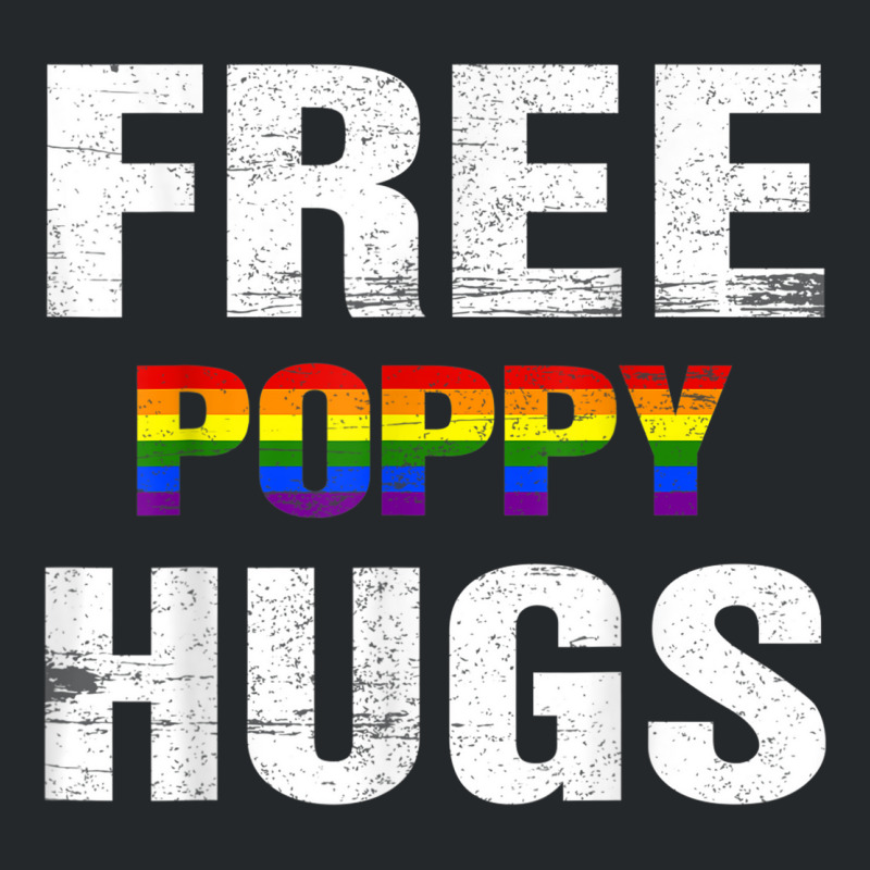 Mens Free Poppy Hugs Shirt Pride Gift Rainbow Flag Matching Crewneck Sweatshirt | Artistshot