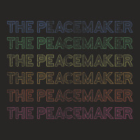 Peace Maker Enneagram 9 Mediator, Rainbow Distressed Ladies Fitted T-shirt | Artistshot