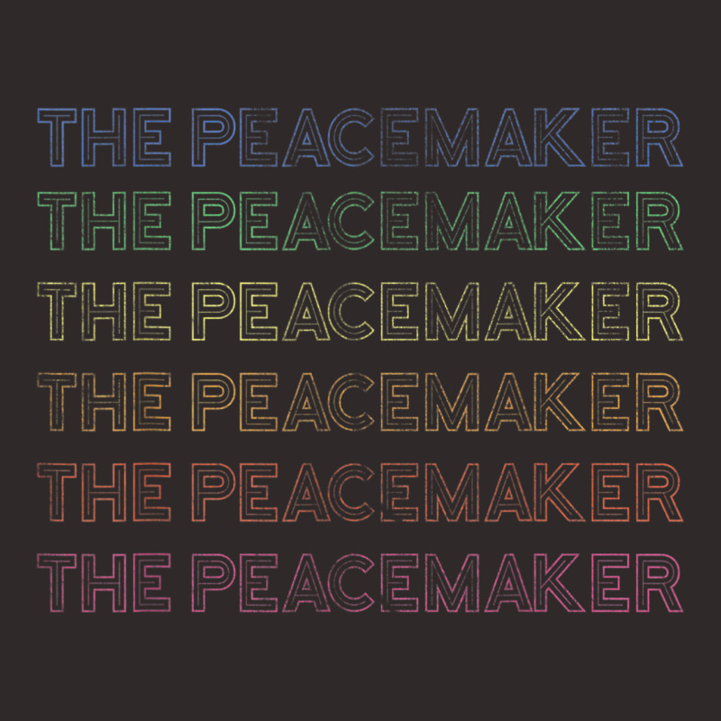 Peace Maker Enneagram 9 Mediator, Rainbow Distressed Racerback Tank | Artistshot