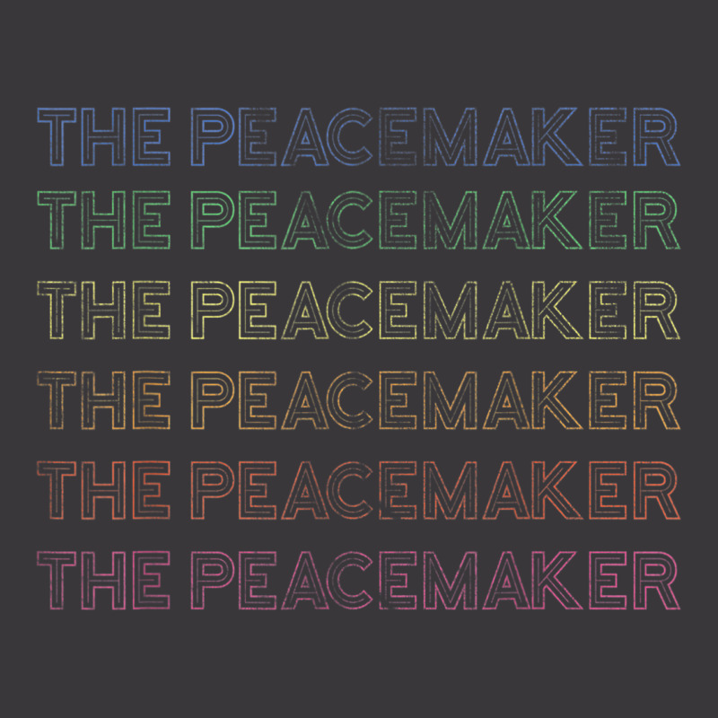 Peace Maker Enneagram 9 Mediator, Rainbow Distressed Ladies Curvy T-shirt | Artistshot