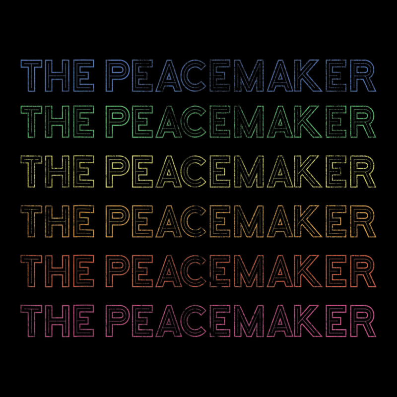 Peace Maker Enneagram 9 Mediator, Rainbow Distressed Maternity Scoop Neck T-shirt | Artistshot