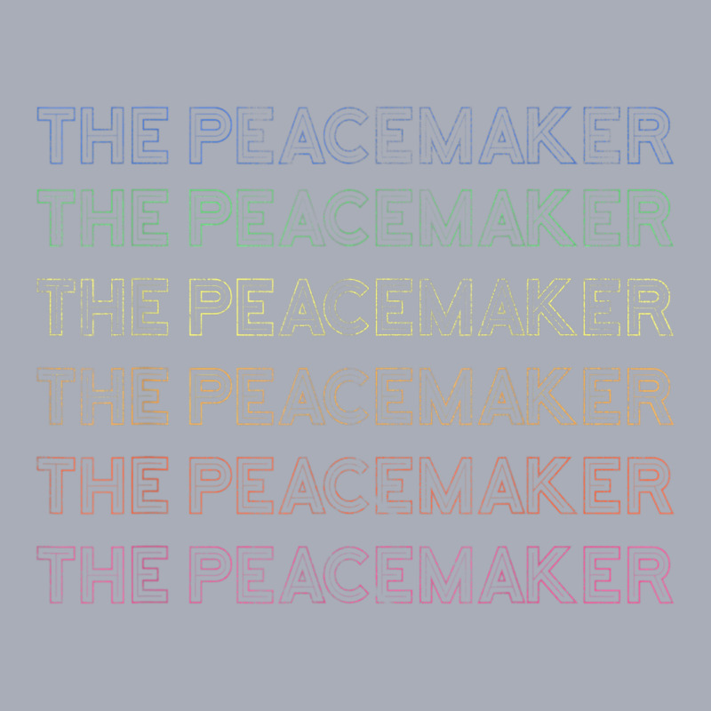 Peace Maker Enneagram 9 Mediator, Rainbow Distressed Tank Dress | Artistshot