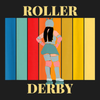 Roller Derby Skating Retro Vintage Skater Blocker T Shirt Classic T-shirt | Artistshot