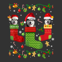 Three Alaskan Malamutes In Christmas Socks T Shirt Baby Bodysuit | Artistshot