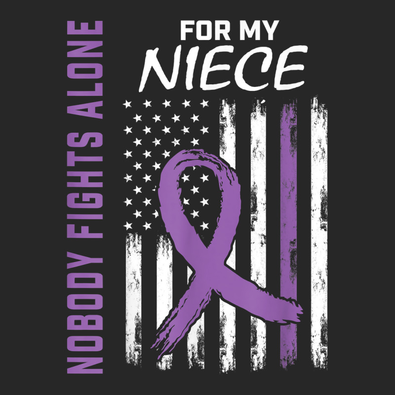 Nobody Fights Alone Niece Lupus Awareness American Flag T Shirt Women's Pajamas Set by chipbeltzox | Artistshot